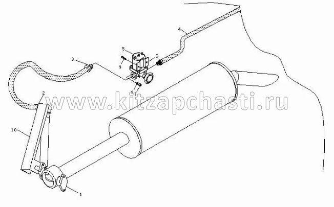 Тормоз горный в сборе Baw Fenix 1065 Евро 2 BP10653590001